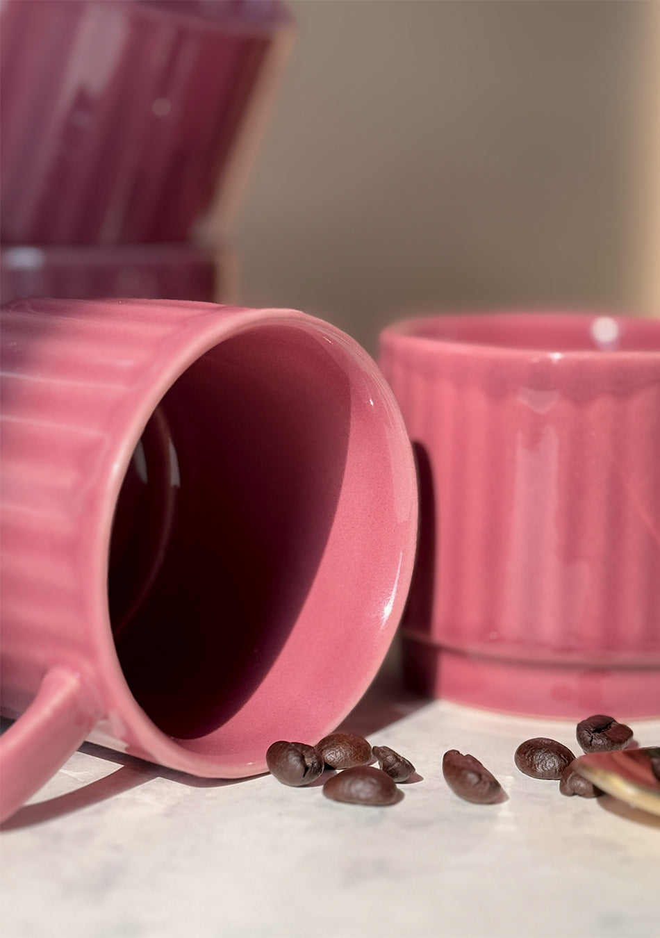 Great Rose Finch Mugs - Handcrafted