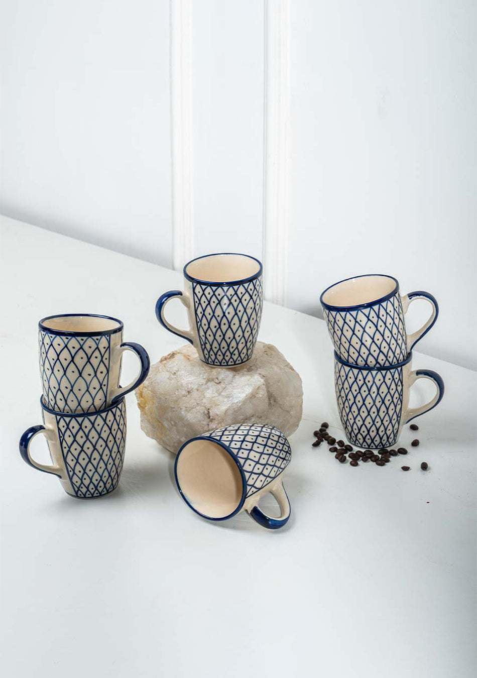 Lily of the Nile Mugs - Handcrafted