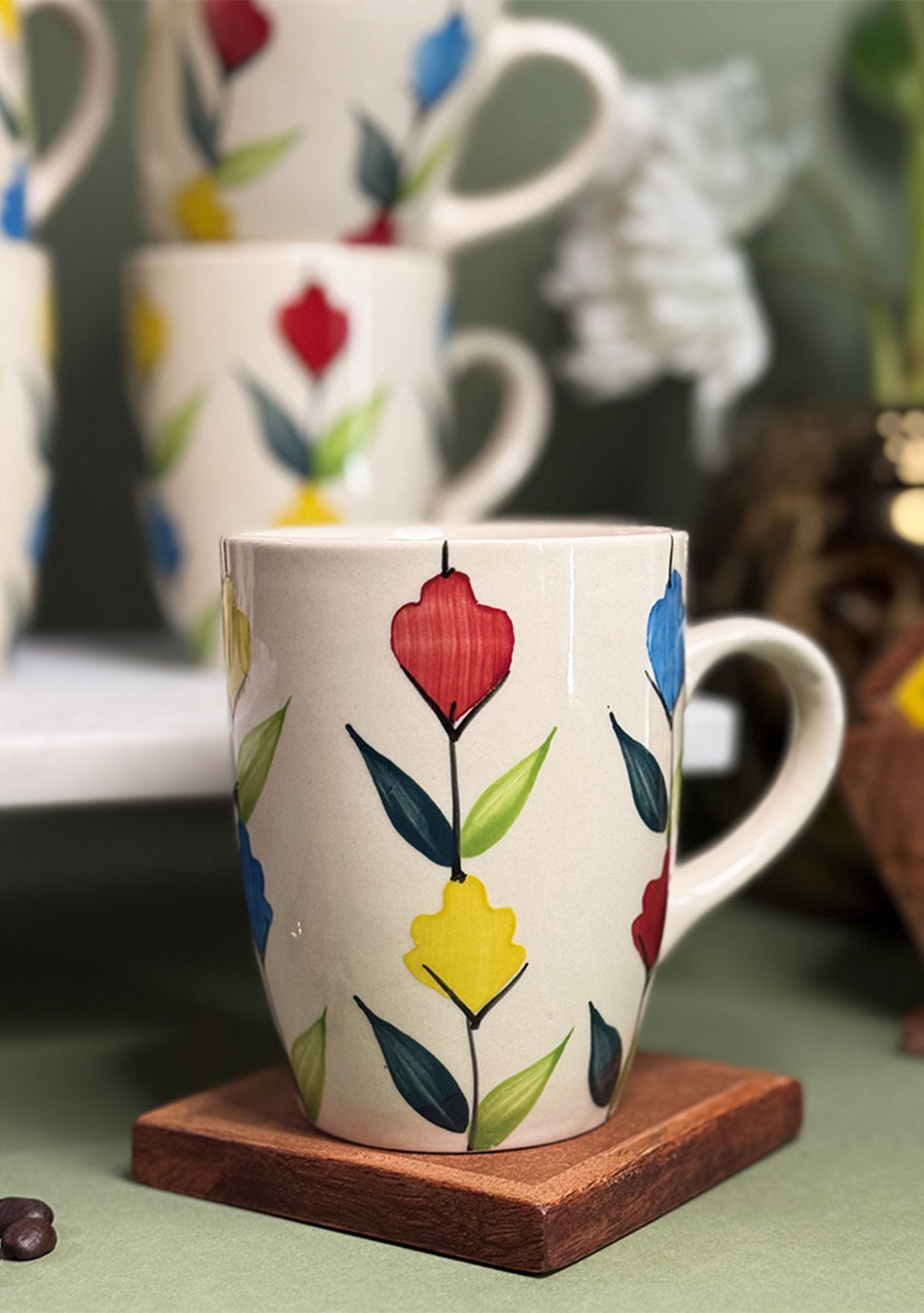 Peacock Mugs
