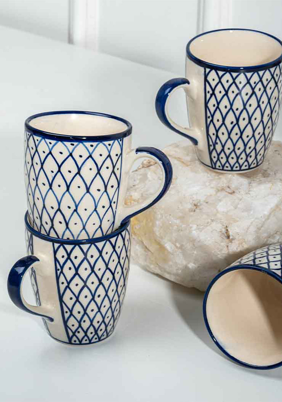 Lily of the Nile Mugs - Handcrafted