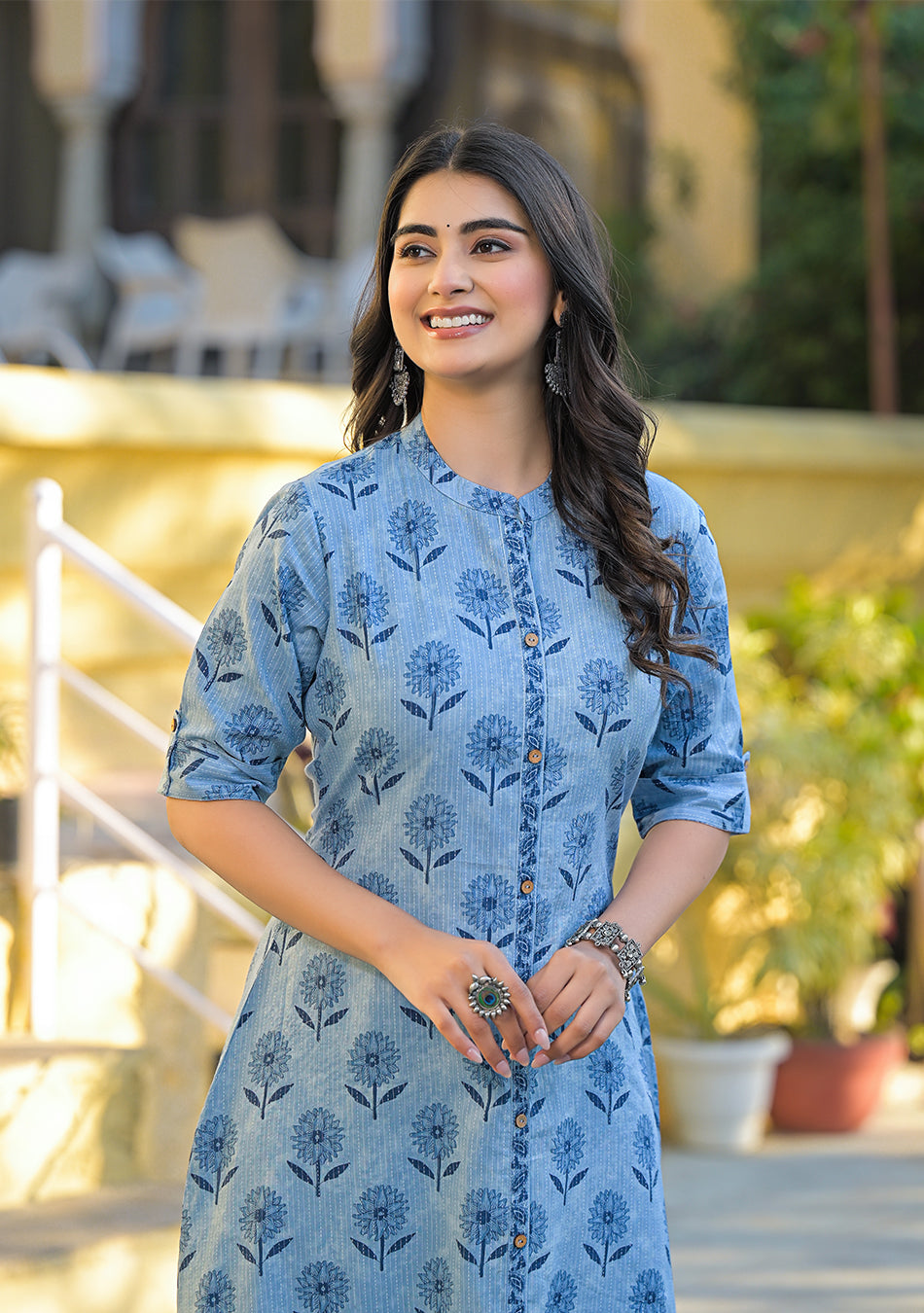 SANJH SKY KURTA