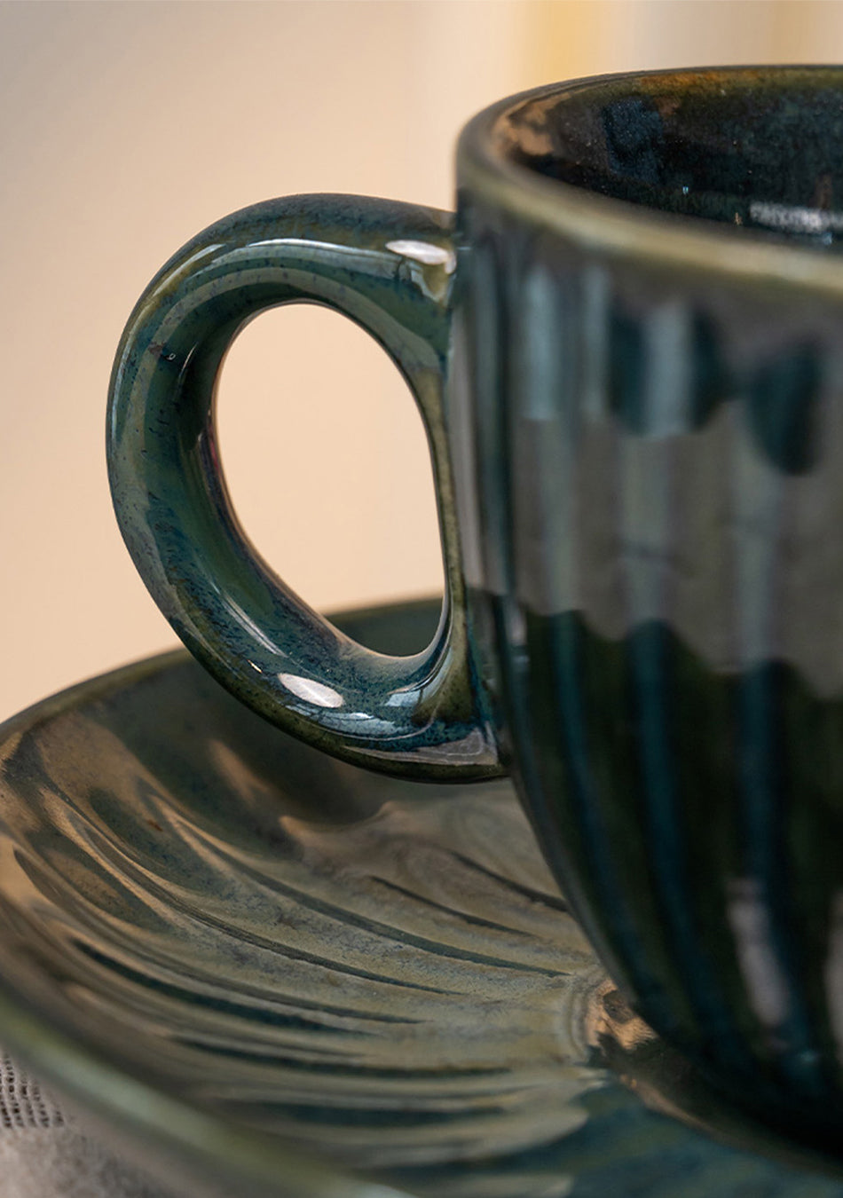 Green Swallow Tea Cups