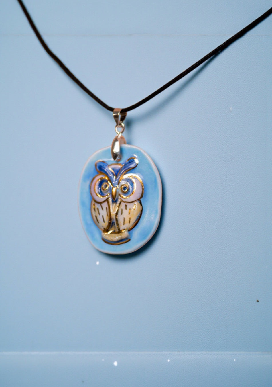 Owl Necklace - Light