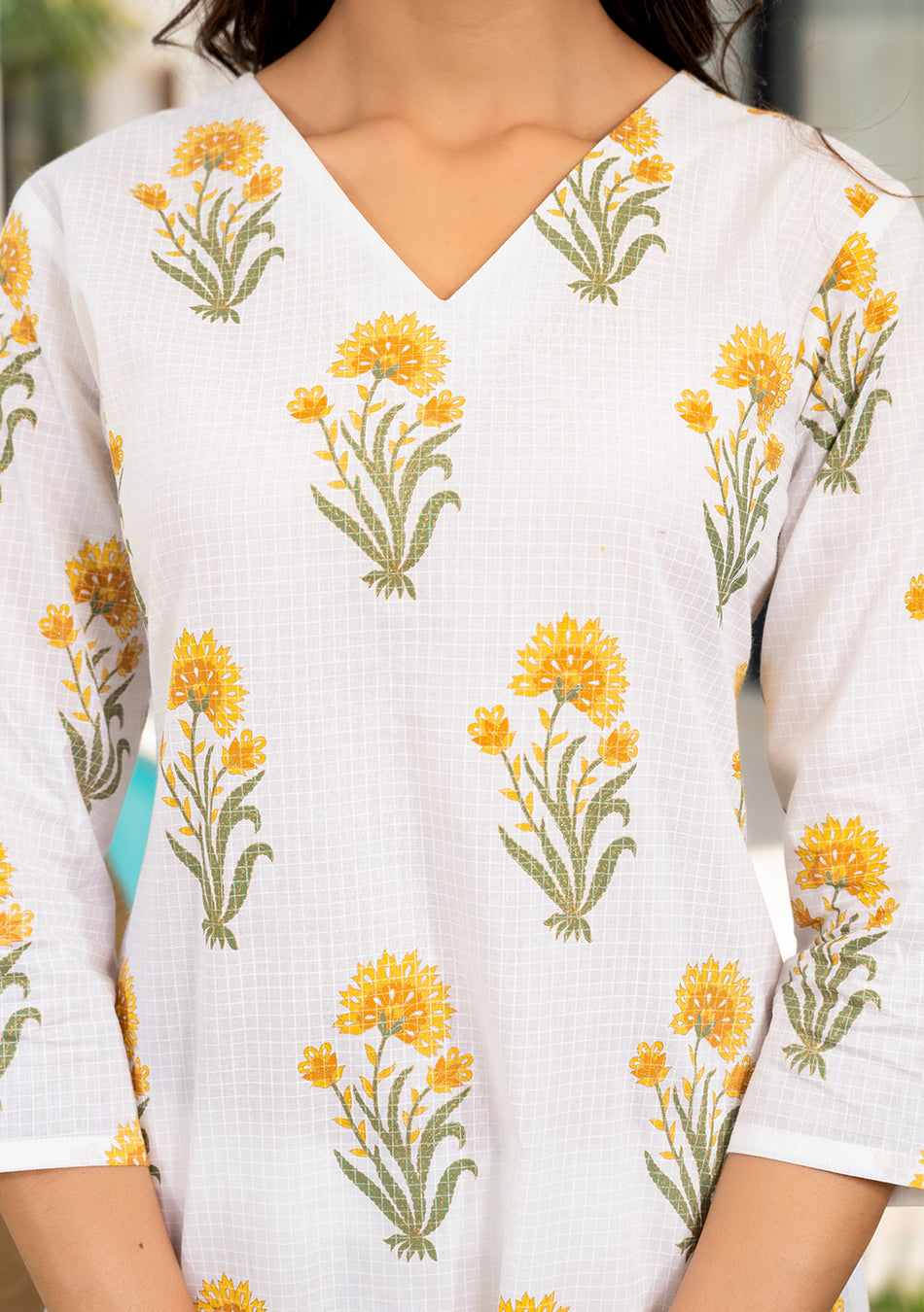 Sunflower A-Line Kurta