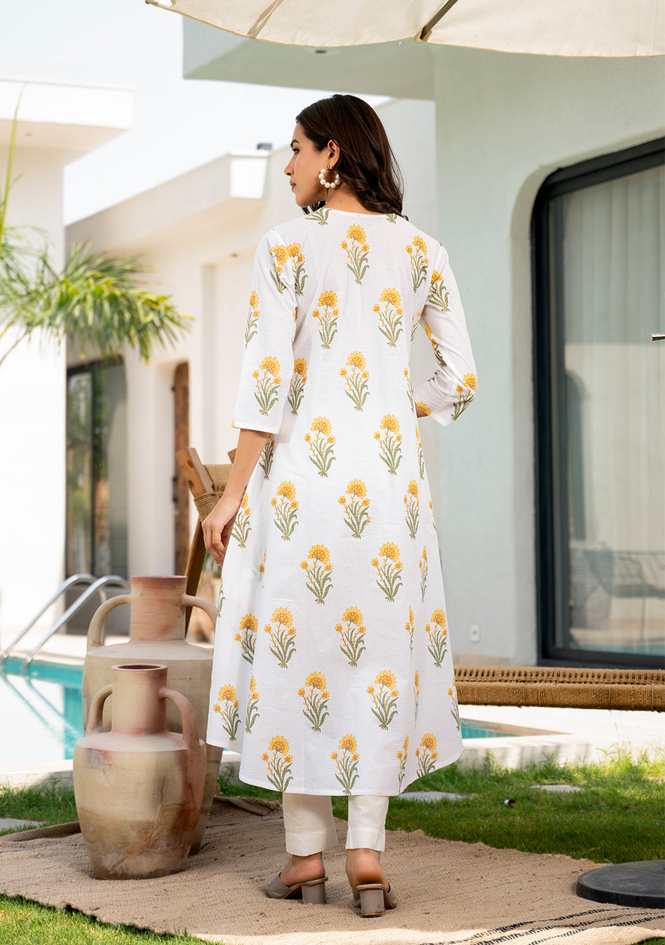 Sunflower A-Line Kurta