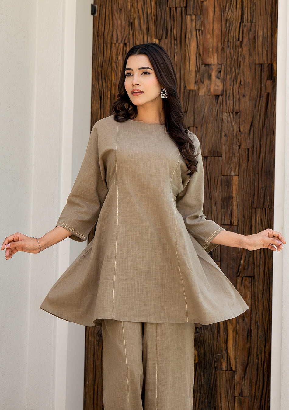 Mocha Luxe Co-ord Set