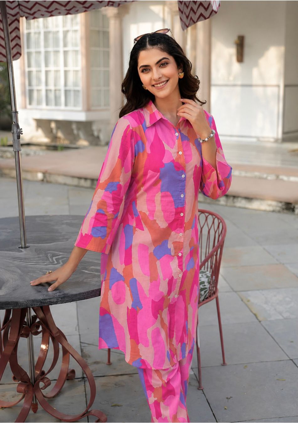 Aravalii Rose Palette Co-ord Set