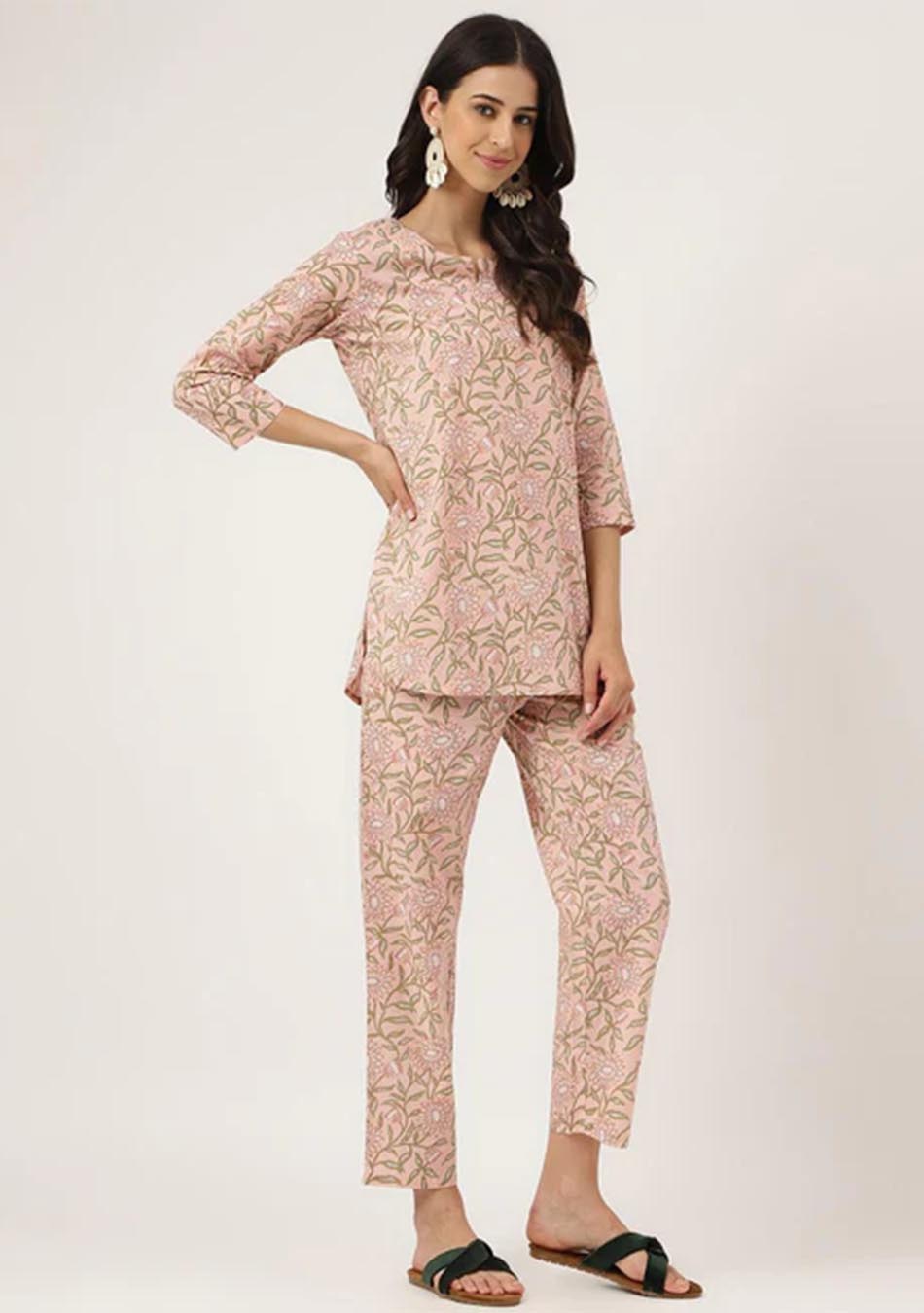 Pink Printed Loungewear/Nightwear