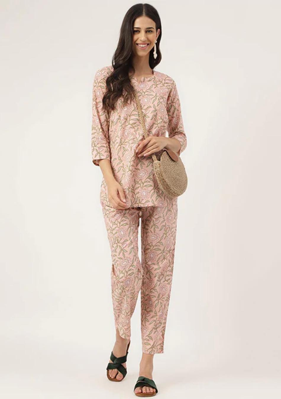 Pink Printed Loungewear/Nightwear