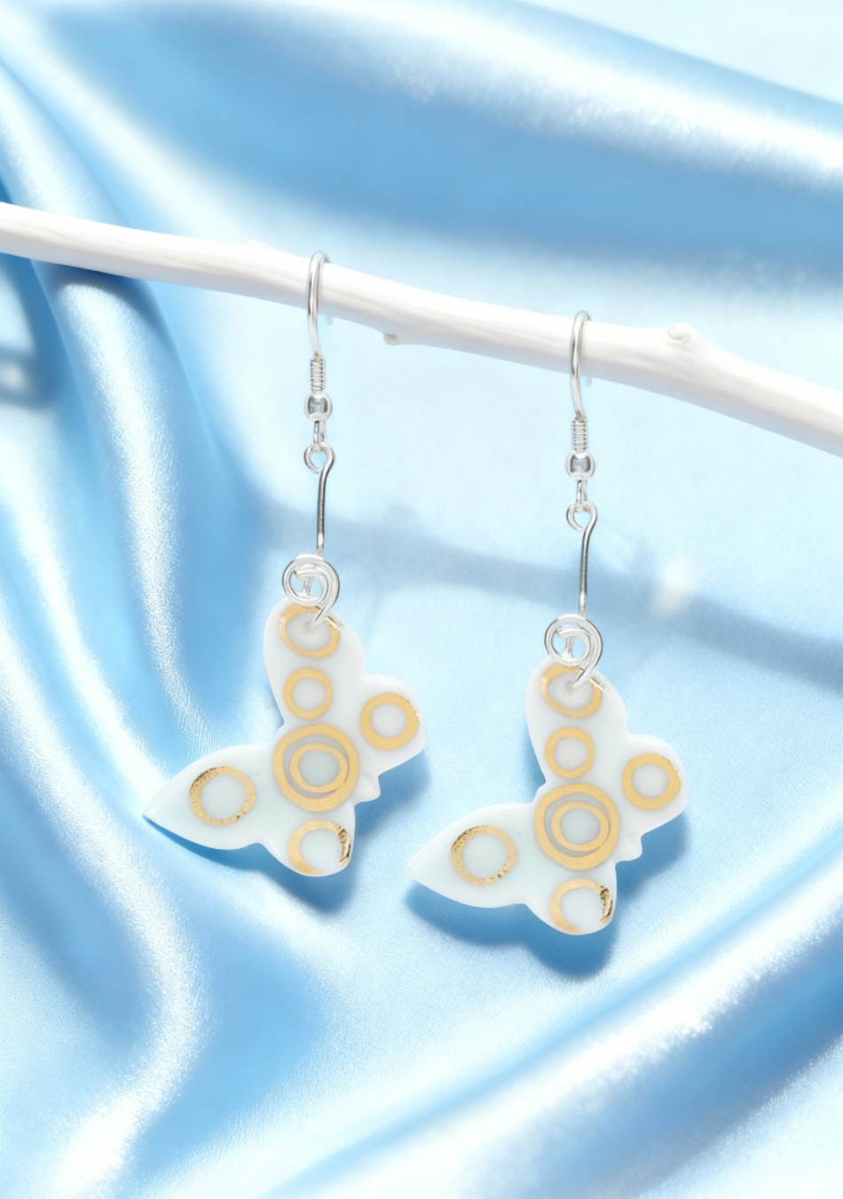 Cerulean Flutter Earrings