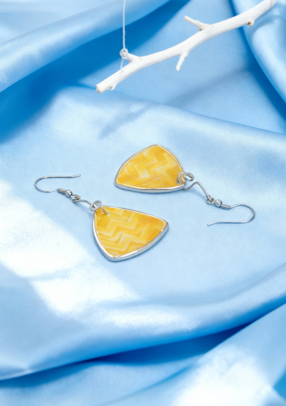 Sunny Triangle Earrings