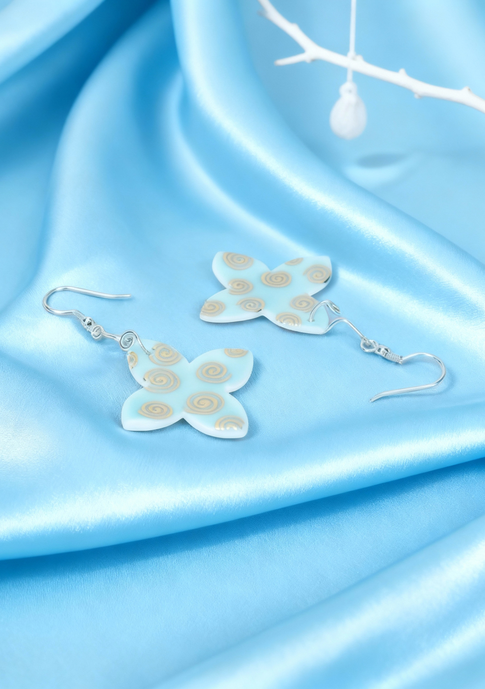 Azure Fusion Harmony Earrings