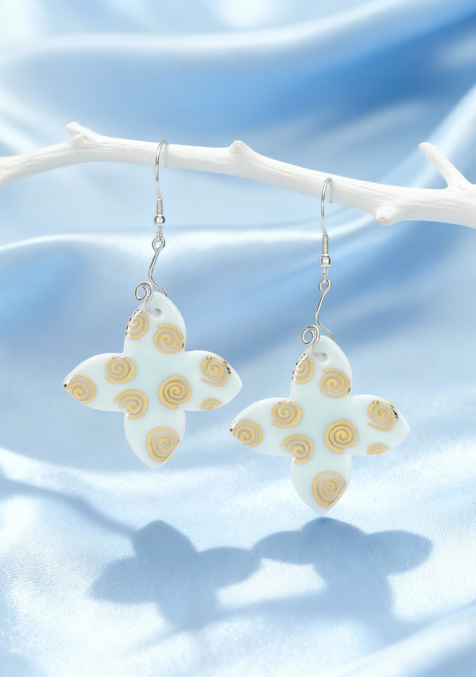 Azure Fusion Harmony Earrings