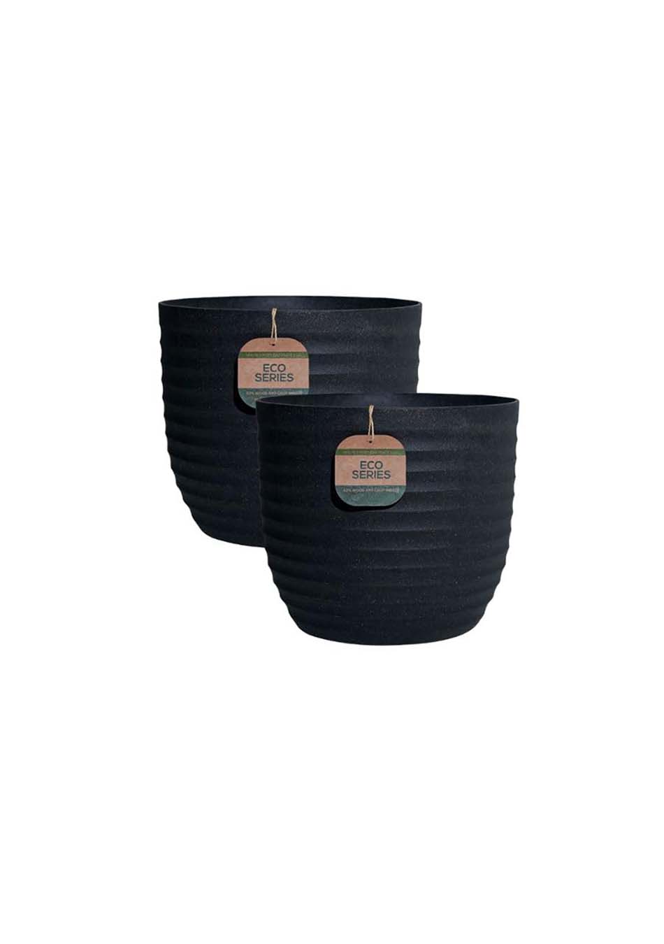 Earthen black Eco Series Planter