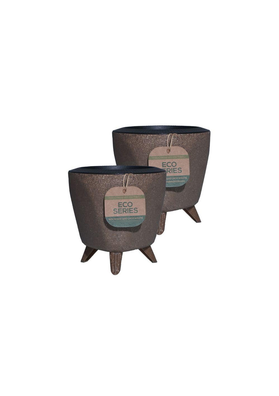 Lagos Brown self watering Eco Series Planter