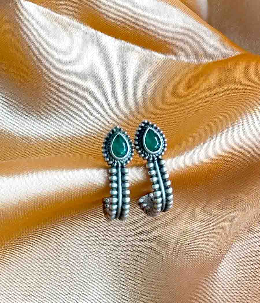 Jade Hug Studs