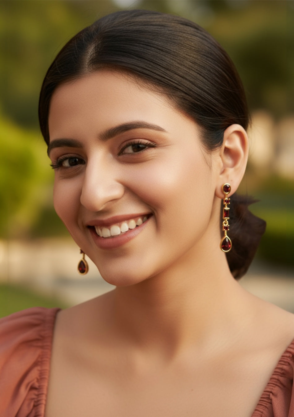 Ruby Luxe Linear Drops