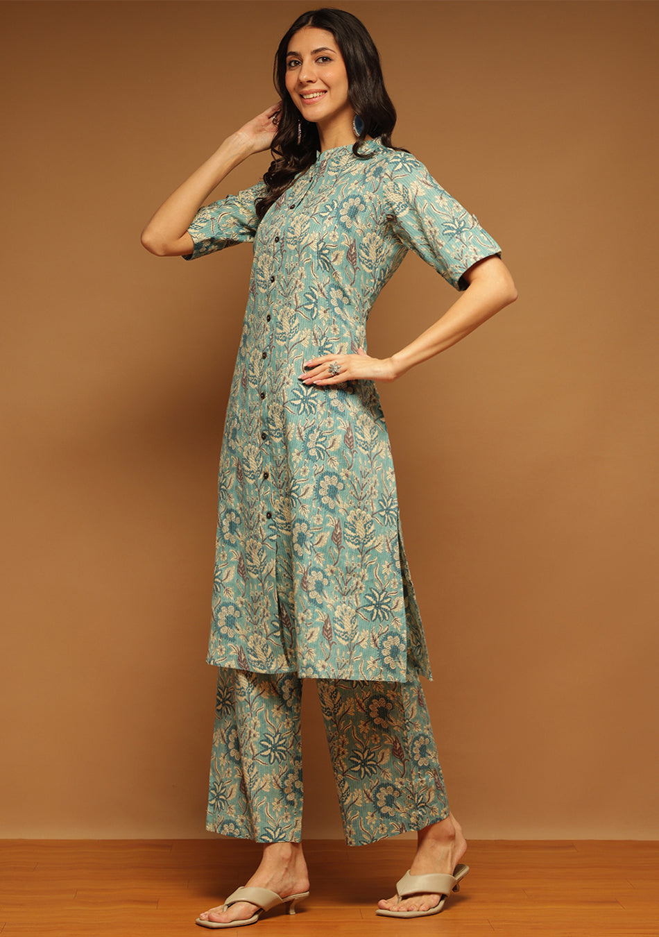 Teal Meadow Co-ord Set