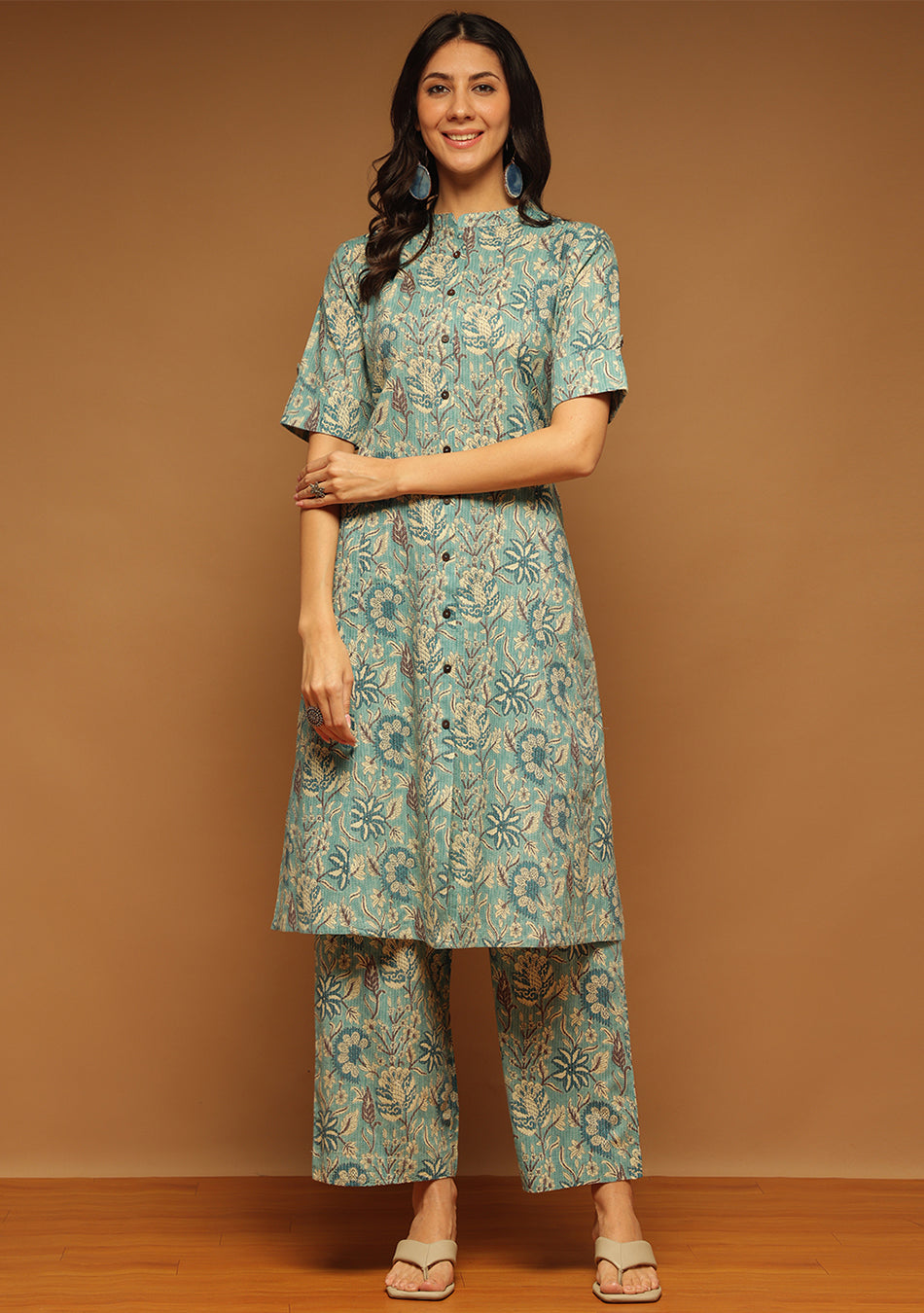 Teal Meadow Co-ord Set