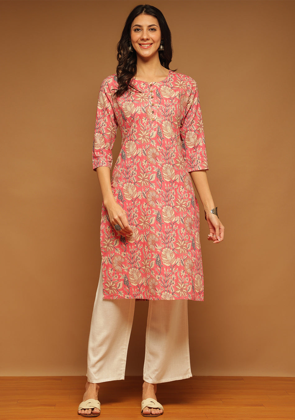 Rosewood Whispers Kurta