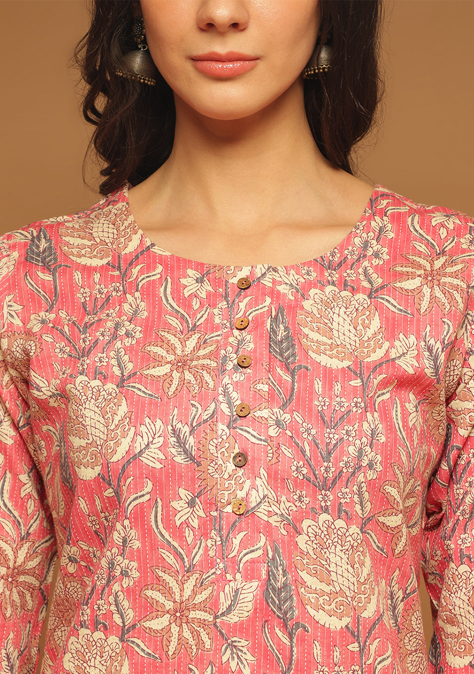 Rosewood Whispers Kurta