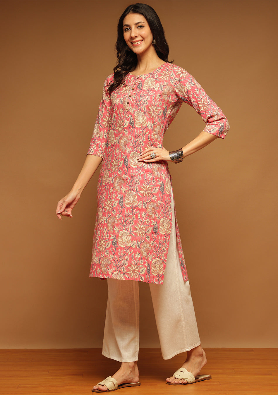 Rosewood Whispers Kurta