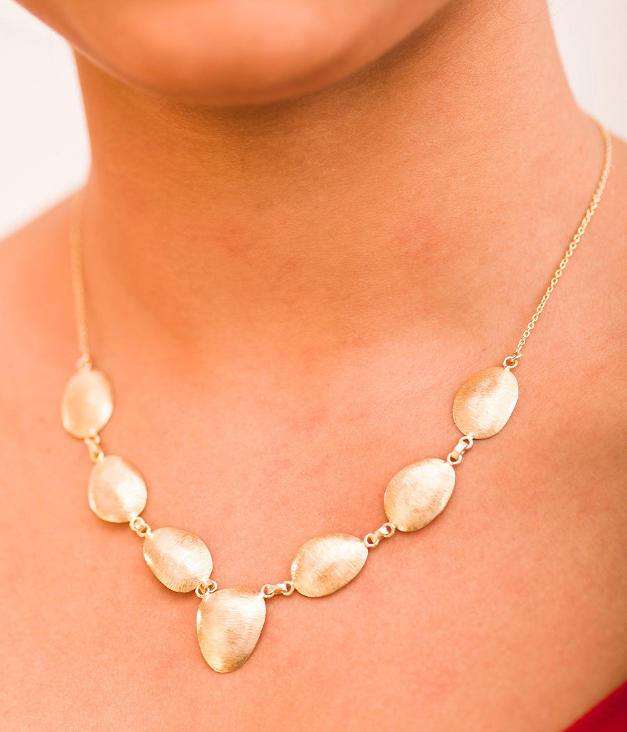 Plain Gold-Plated Necklace