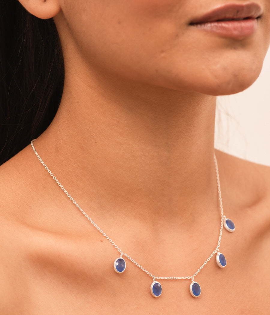 Blue Chalcedony Necklace