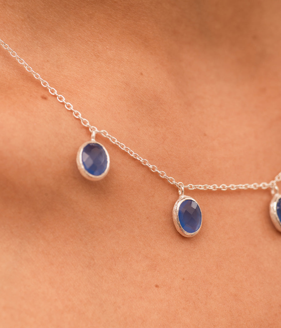 Blue Chalcedony Necklace