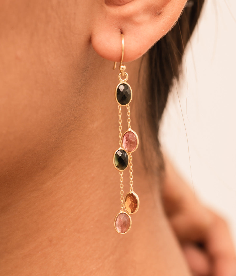 Raindrop Tourmaline Earrings