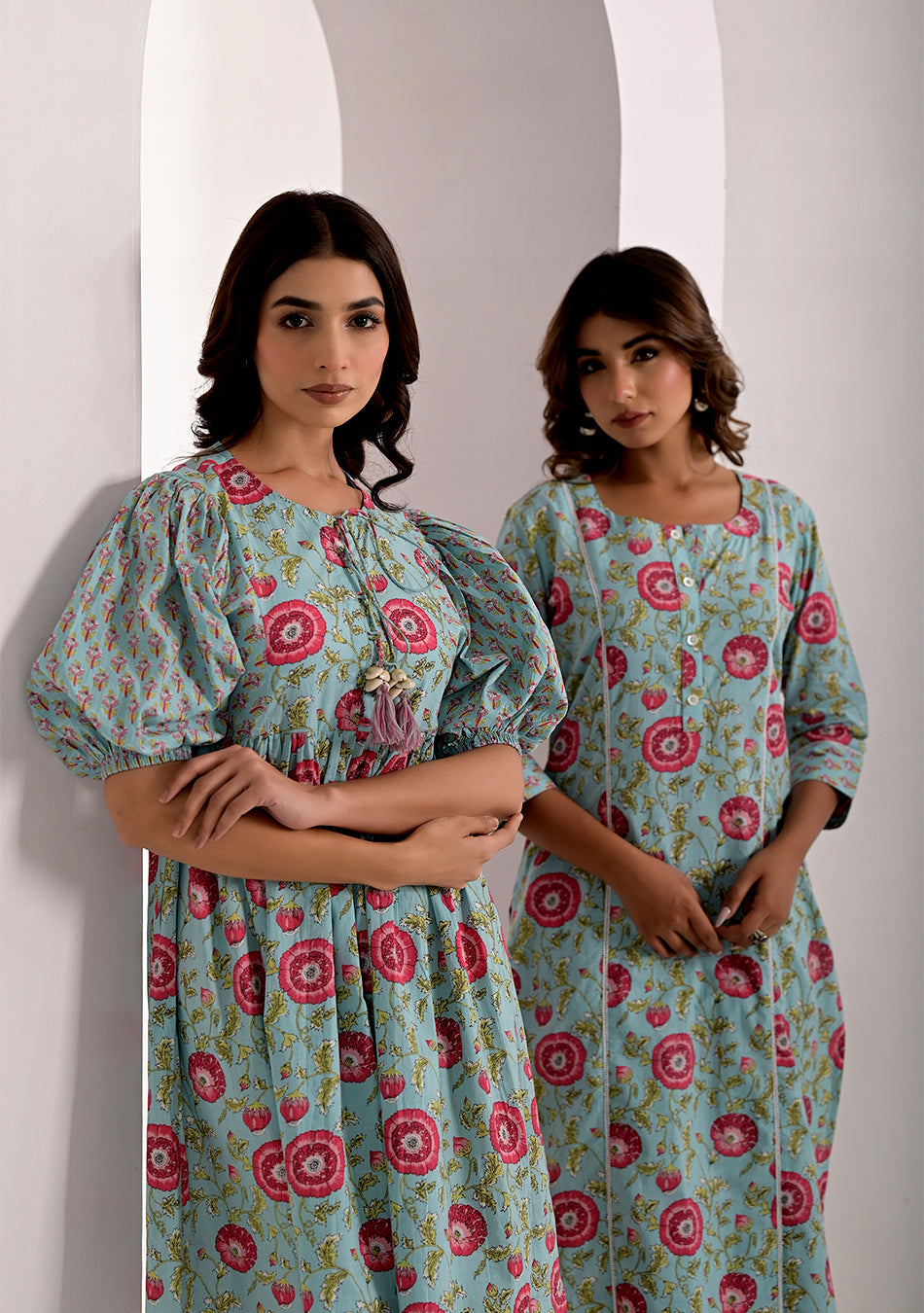 Baby Blue Bloom Dress