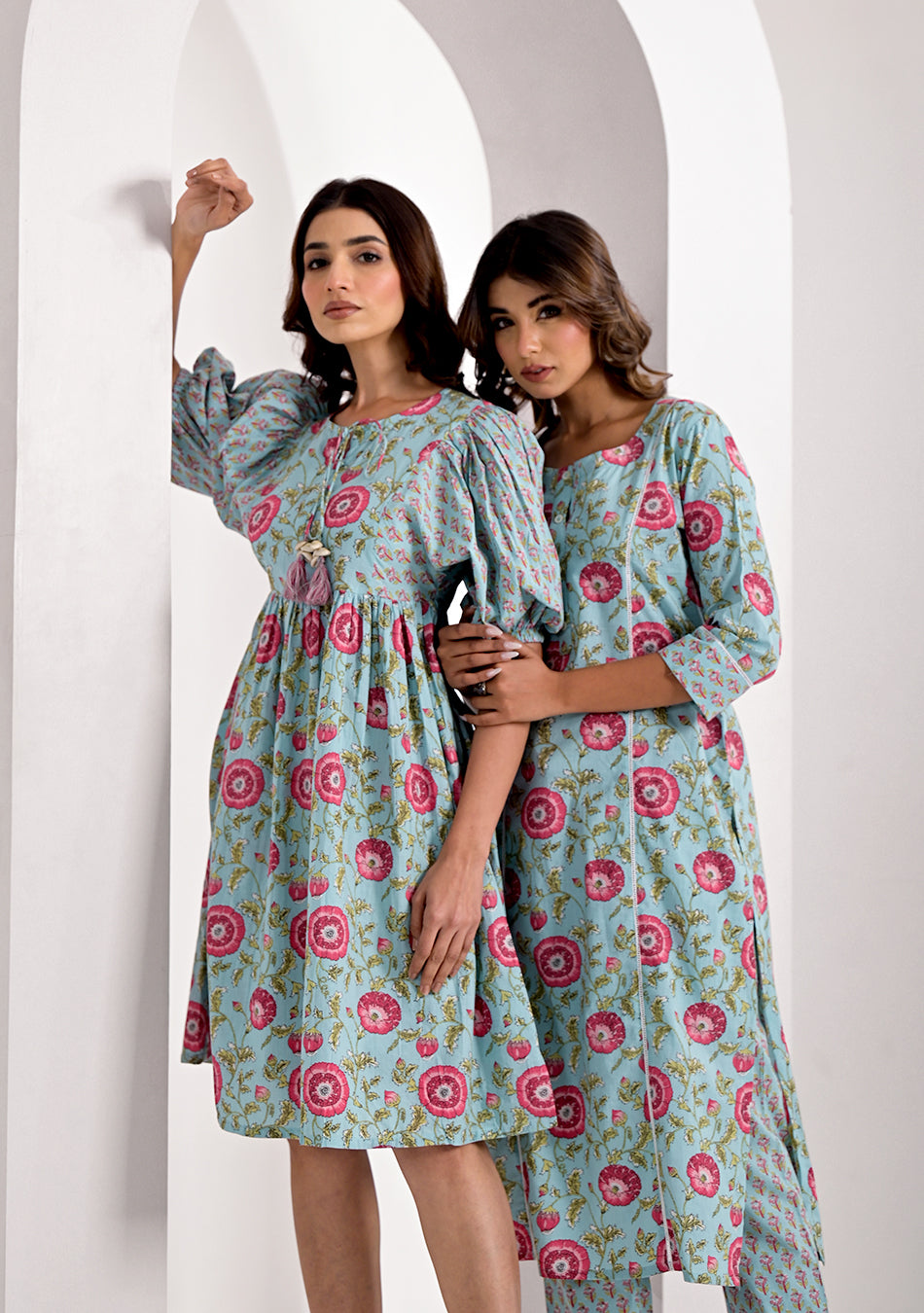 Baby Blue Bloom Dress