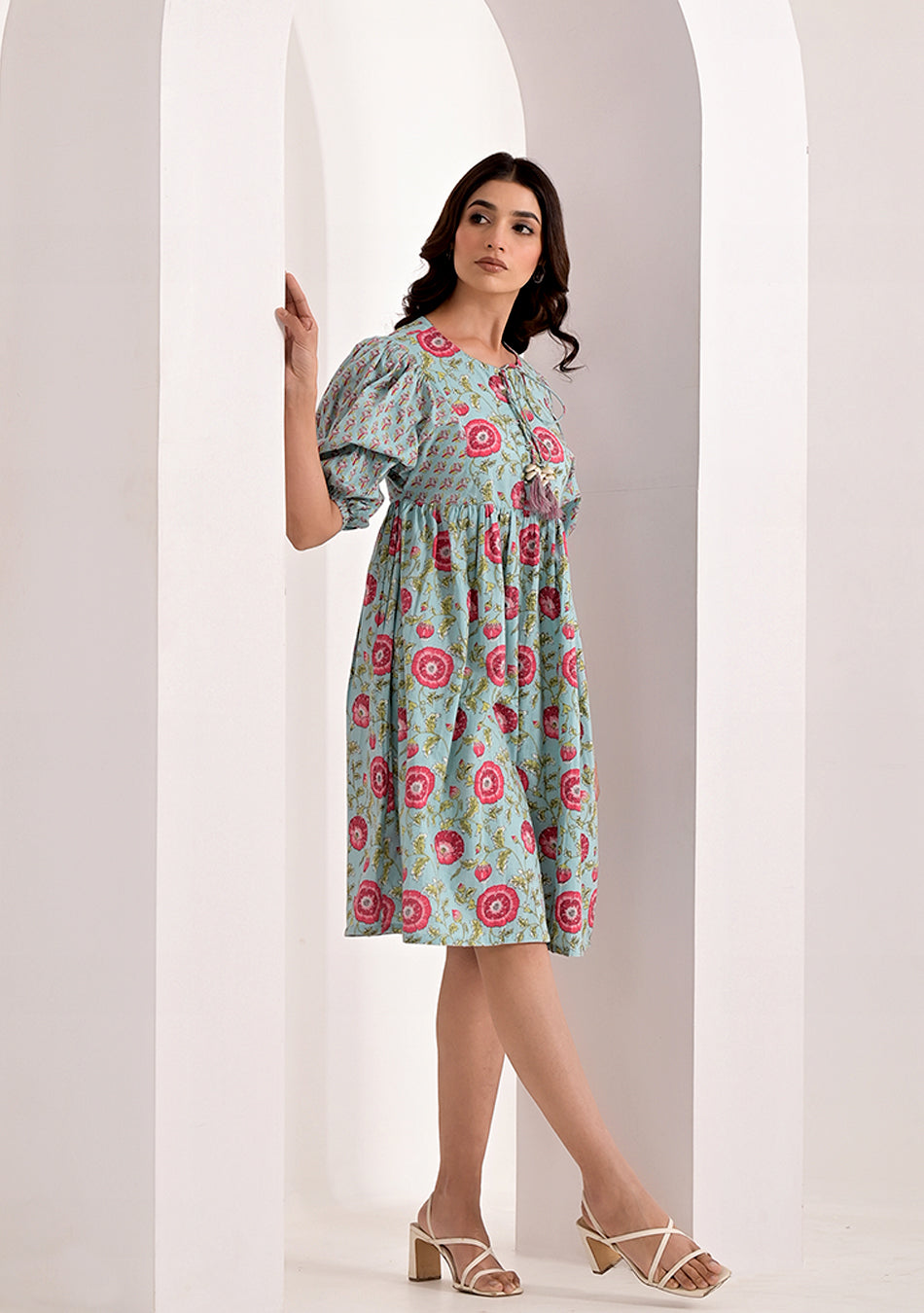 Baby Blue Bloom Dress
