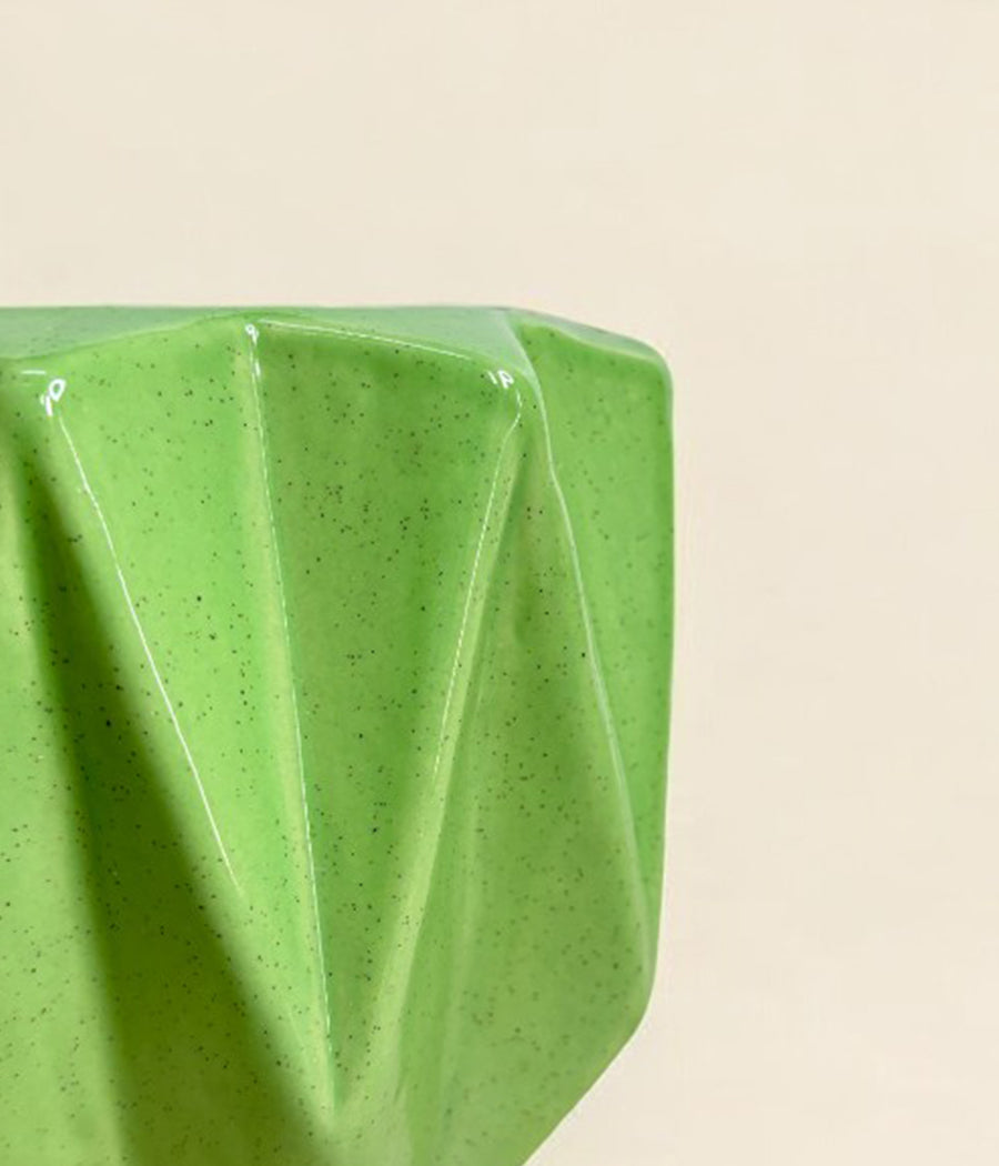 Pickle Green Ceramic Planter