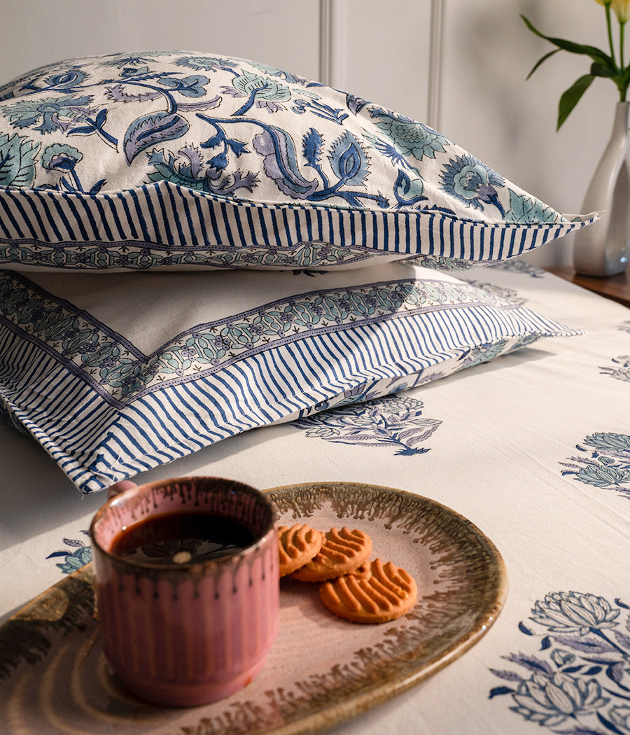 Hydrangea Blue Bedsheet