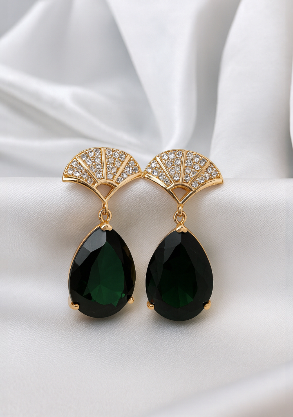 Emerald Fan Luxe Drops