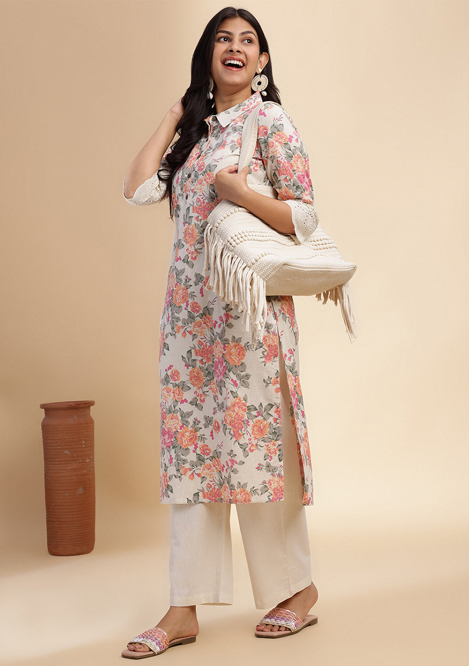Rosette Bloom Kurta