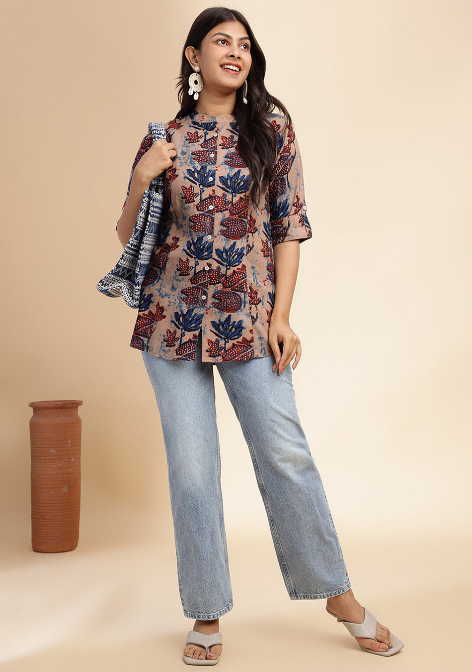 Terracotta Forest Top