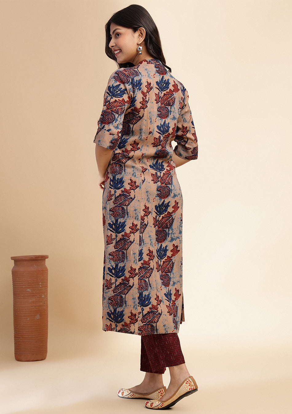Terracotta Forrest A-Line Kurta