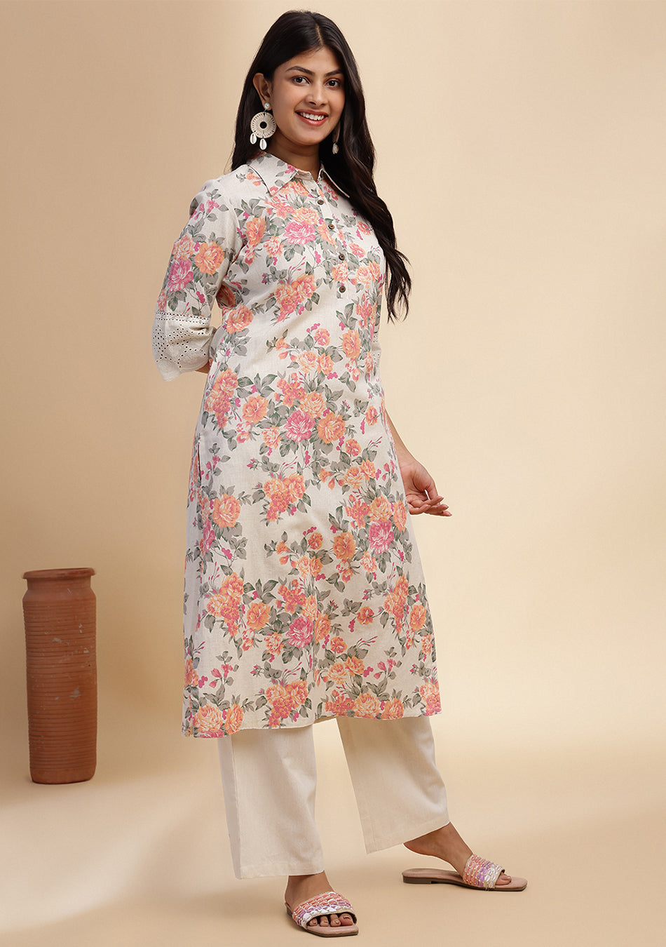 Rosette Bloom Kurta