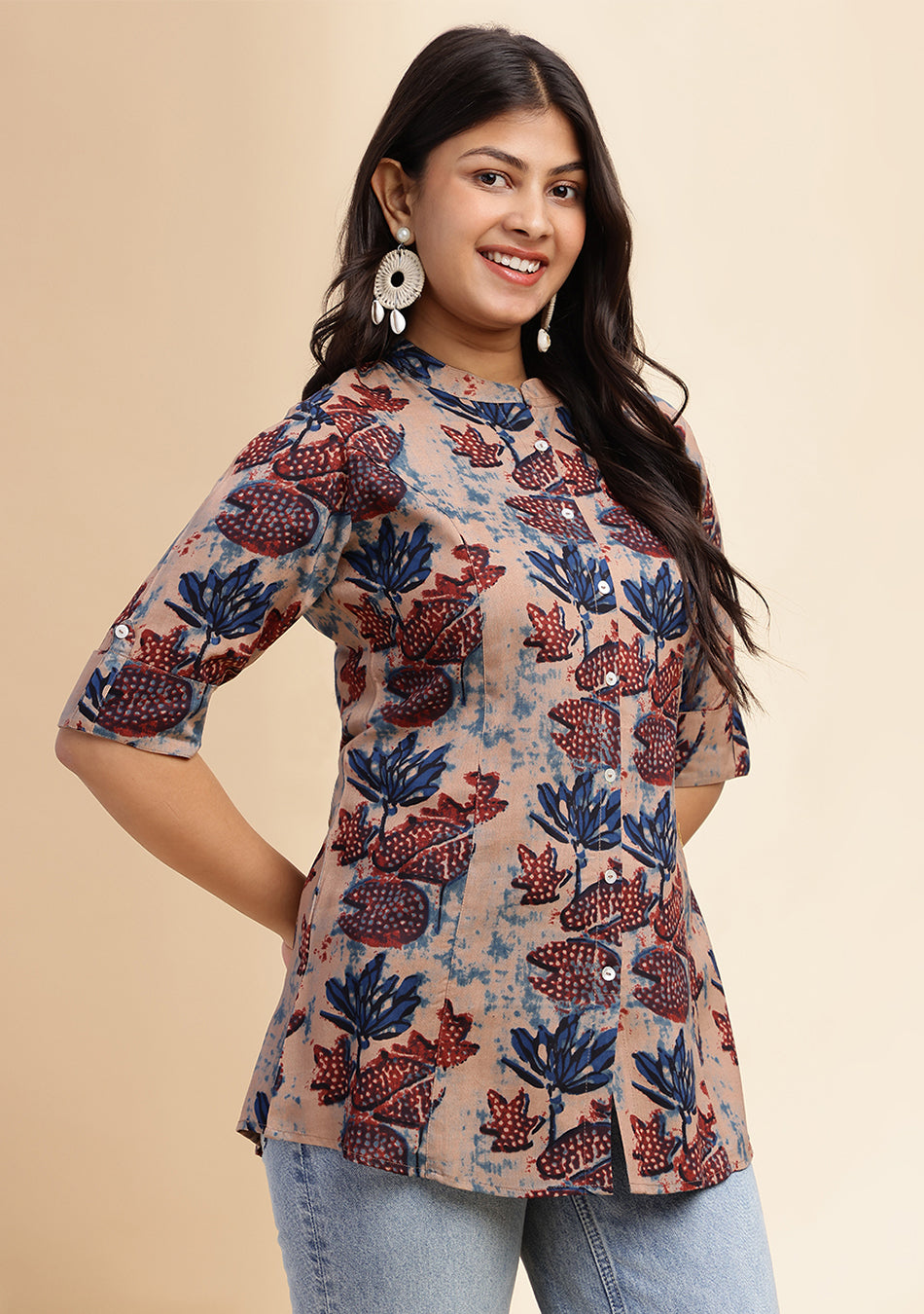 Terracotta Forest Top