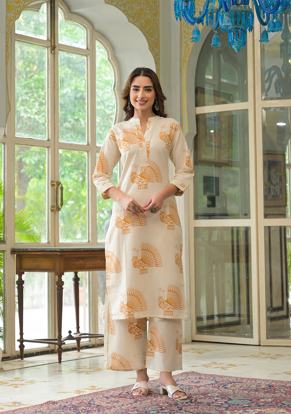 Ivory Mustard co-ord Set