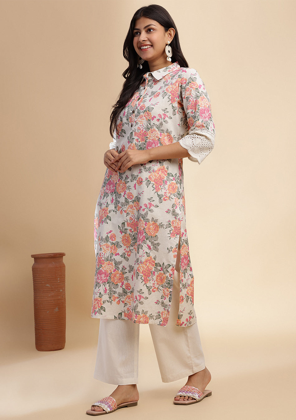 Rosette Bloom Kurta