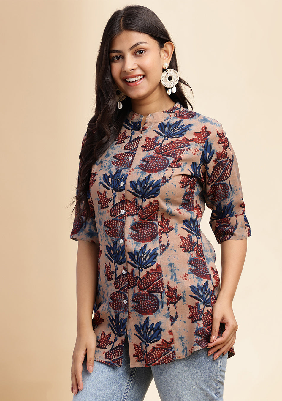 Terracotta Forest Top