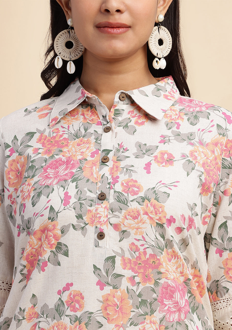 Rosette Bloom Kurta