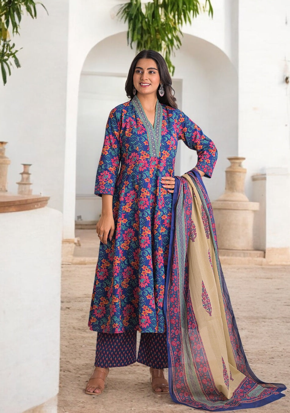 Royal Phool Baagh Anarkali Set