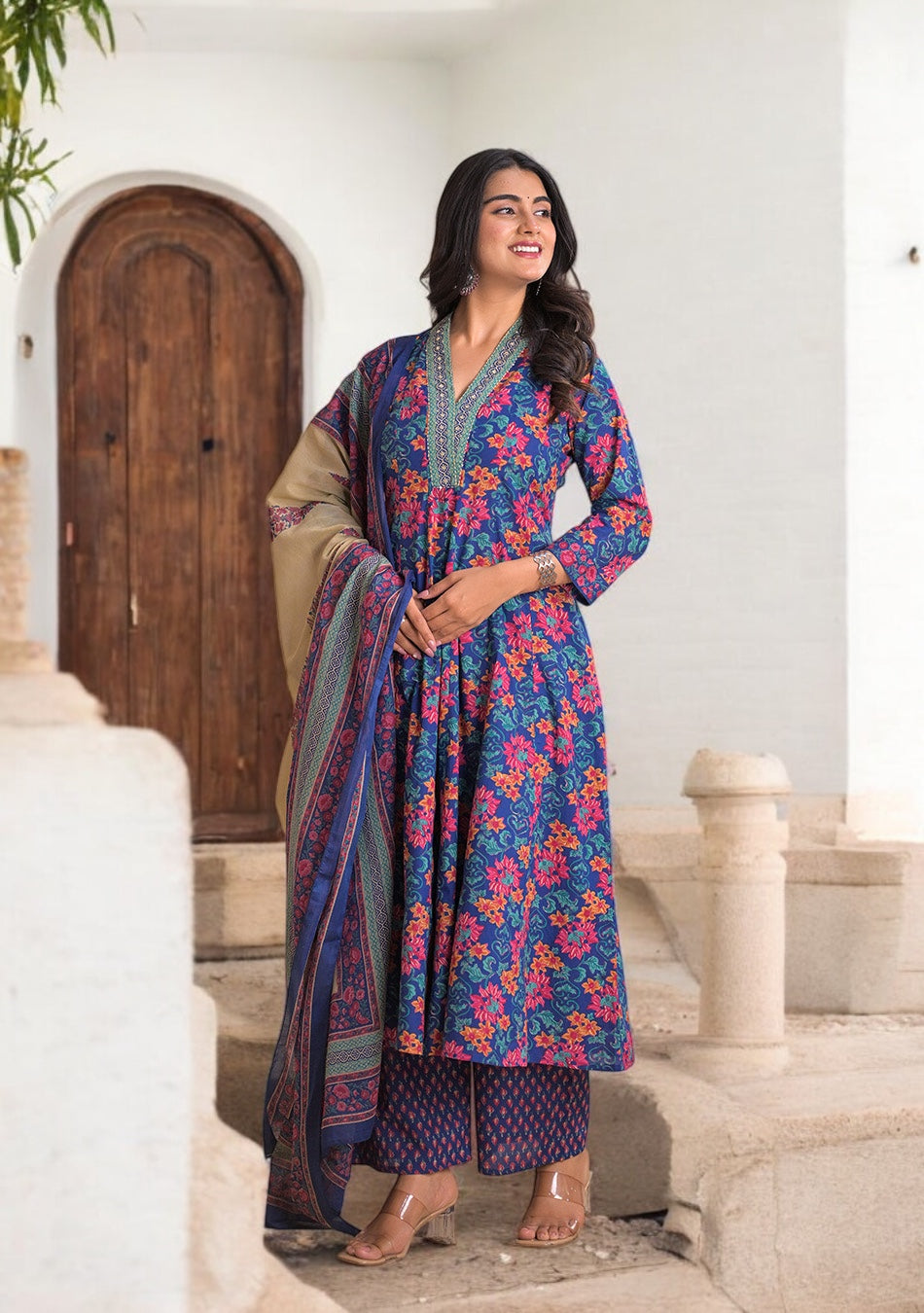 Royal Phool Baagh Anarkali Set