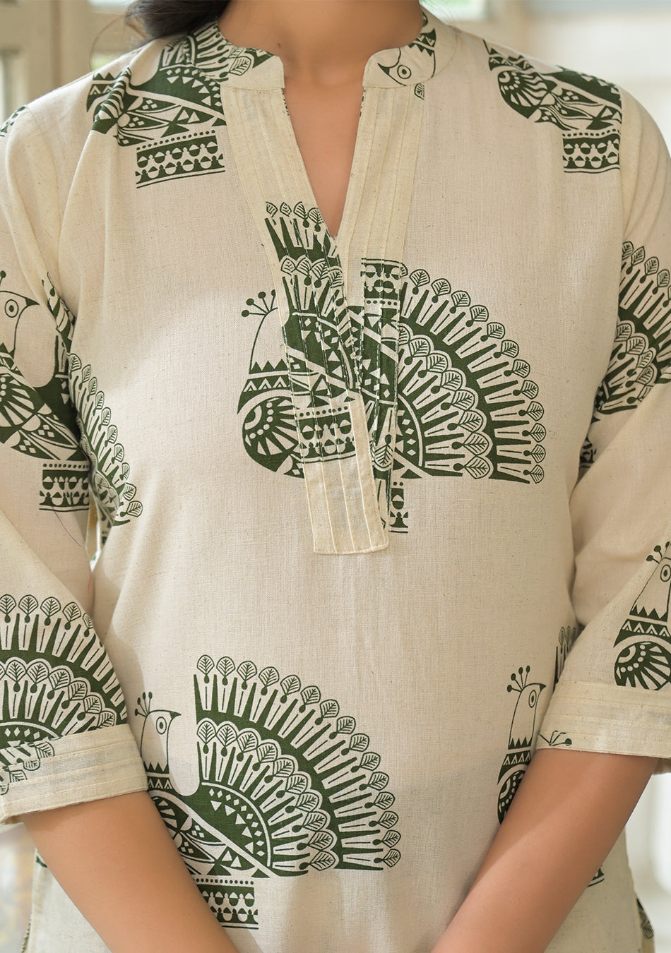 Green Peacock Co-ord Set