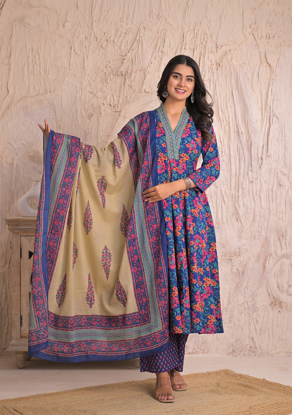 Royal Phool Baagh Anarkali Set