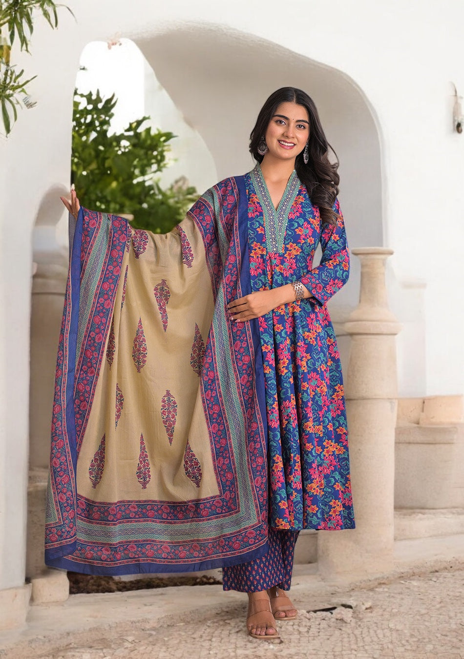 Royal Phool Baagh Anarkali Set